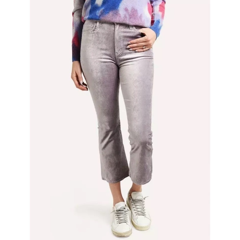Citizens of Humanity Demy Cropped Flare Velvet Jeans